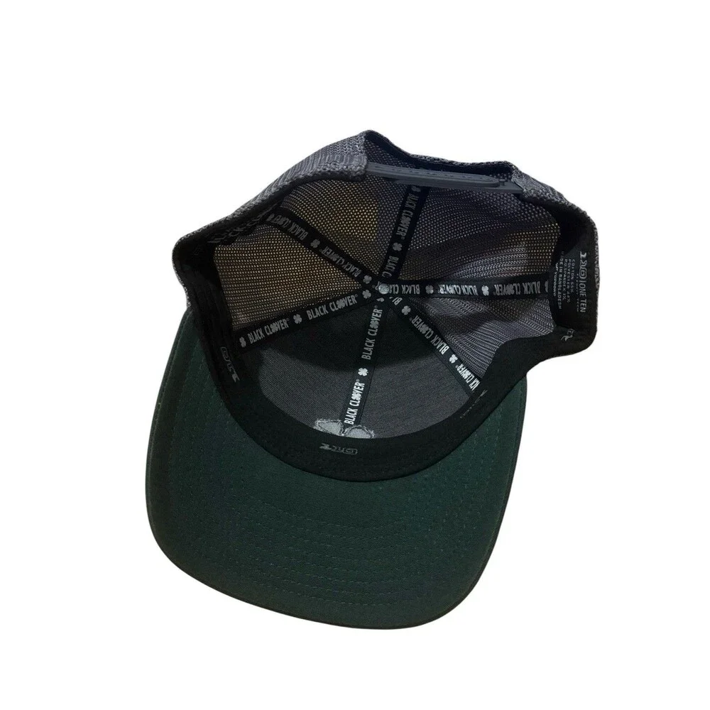Black Clover Hardy 9 ‘’Live Lucky’’ Dark Green Adjustable OS Hat
